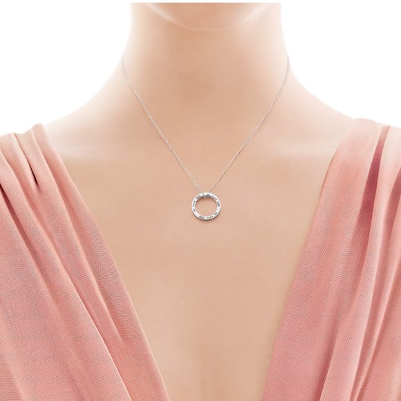 Tiffany 1837™ Circle Pendant in Silver, Medium - Picture 2 of 5